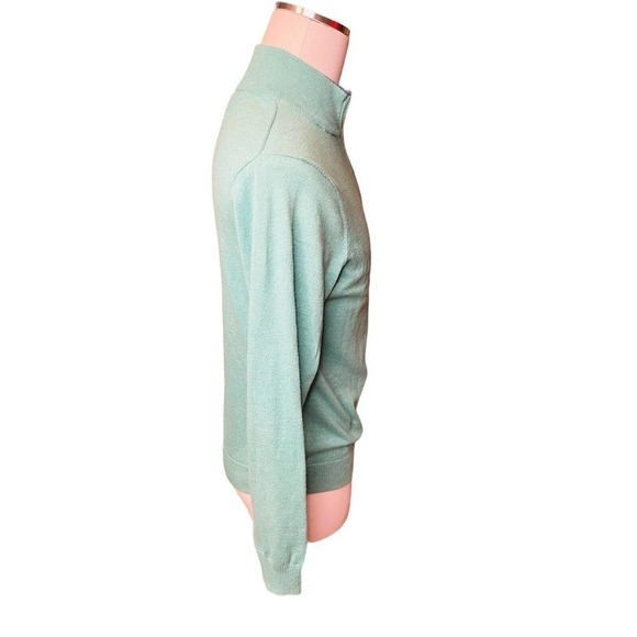 Vineyard Vines Mens Performance Quarter Zip Pullover Long Sleeve Green Small - Picture 5 of 8
